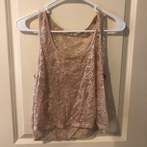Lace tank top